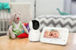 Alecto DVM-275 - Video baby monitor with 5" colour display, white - ChelinoBaby Online