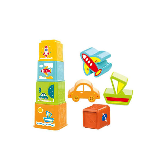 HE0225 - Baby Stacking Blocks 8PC - ChelinoBaby Online