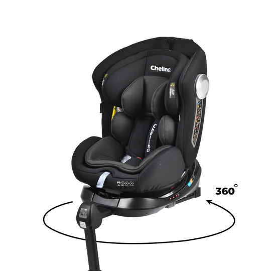 Atlantis II i-Size Stages Car Seat with 360-degree rotation and adjustable features.