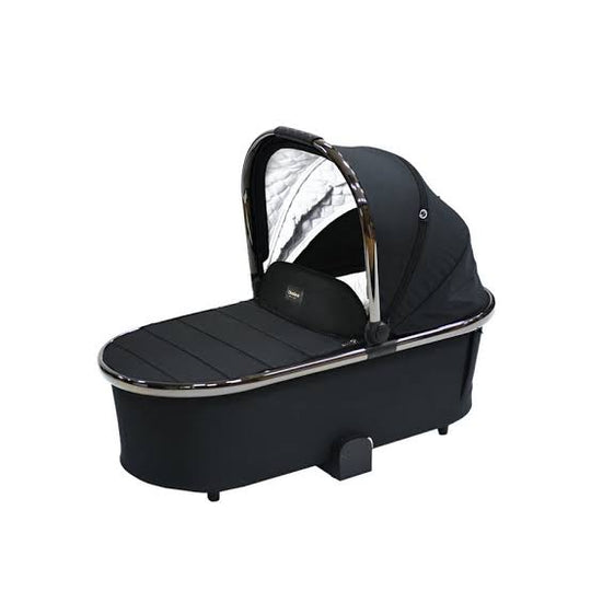 Bella Black Chrome Carry Cot - ChelinoBaby Online