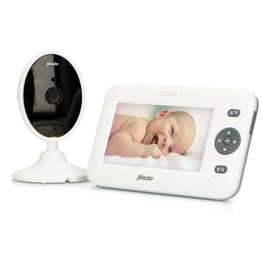 Alecto DVM-140 - Video baby monitor with 4.3" colour display, white - ChelinoBaby Online