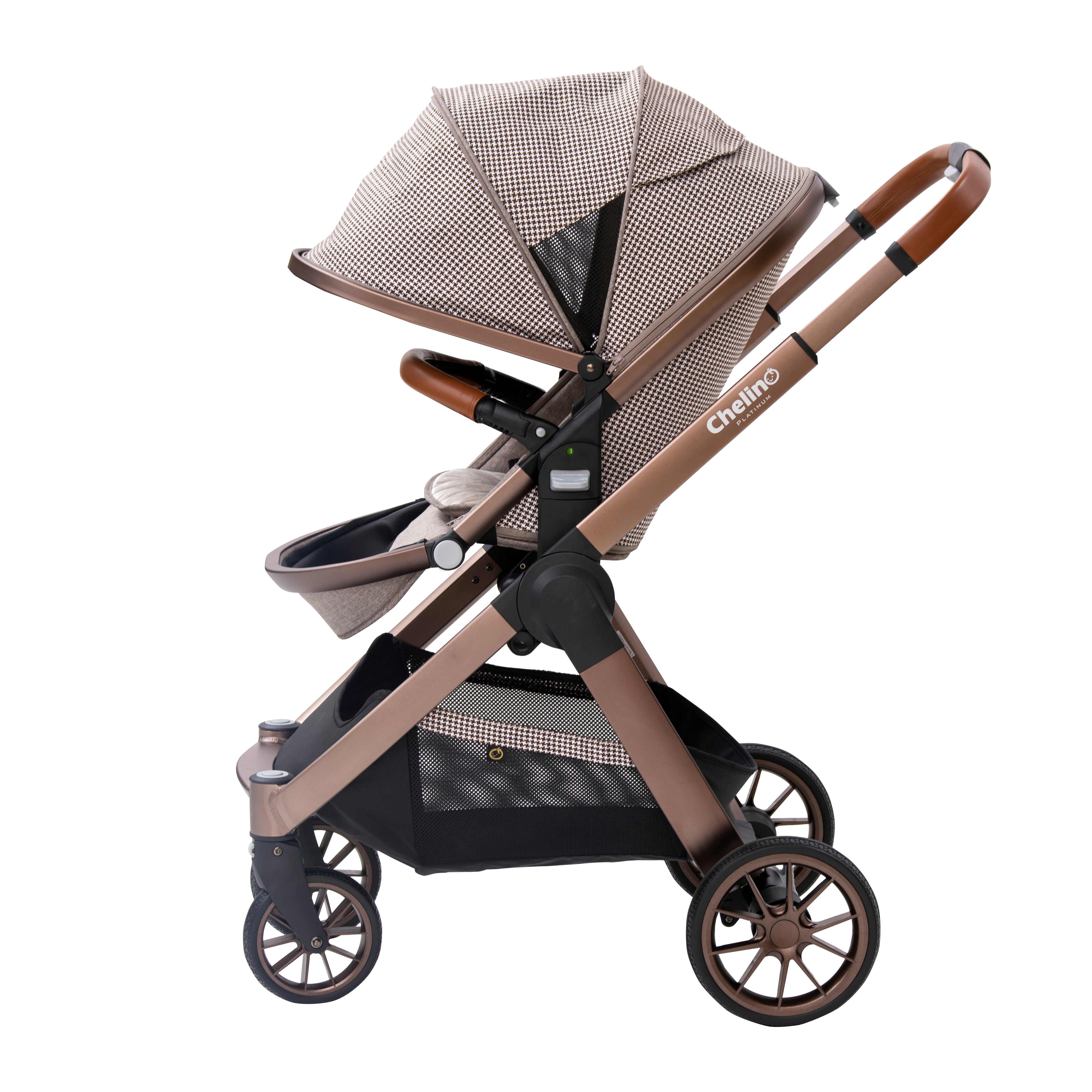 Lunar Rose Gold 3 in 1 Travel System II