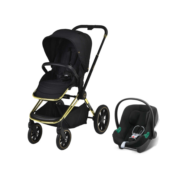 Maverick 2 in 1 Yellow Gold & Black Travel System - ChelinoBaby Online