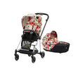 MIOS Spring Blossom Light Seat Pack with Chrome Frame & Lux Carry Cot - ChelinoBaby Online